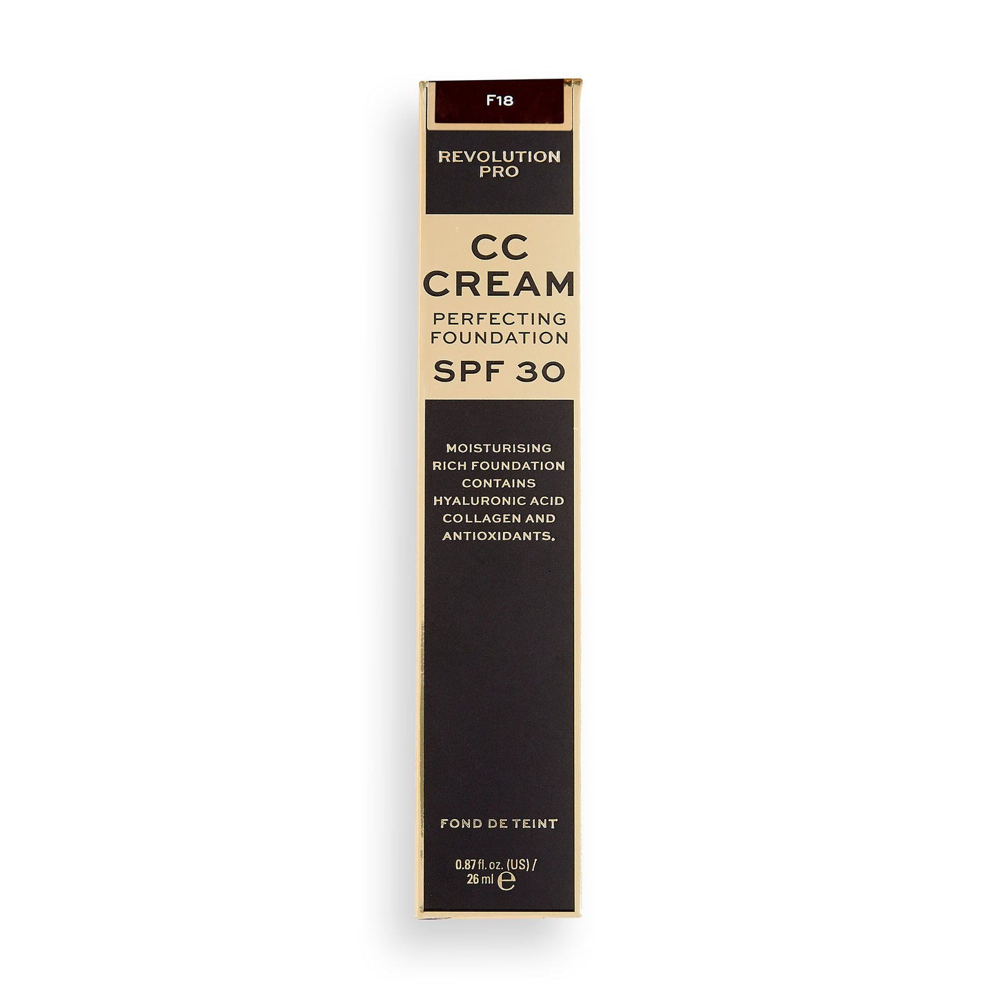 Revolution Pro CC Cream Perfecting Foundation SPF30 F18