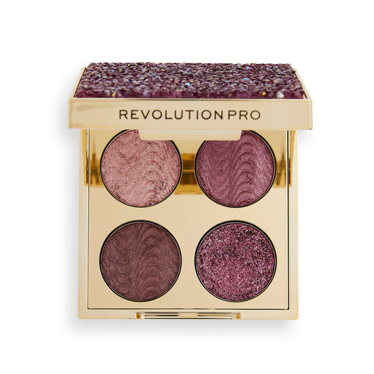 Revolution Pro Crystal Eye Quad Pink Topaz Eyeshadow Palette