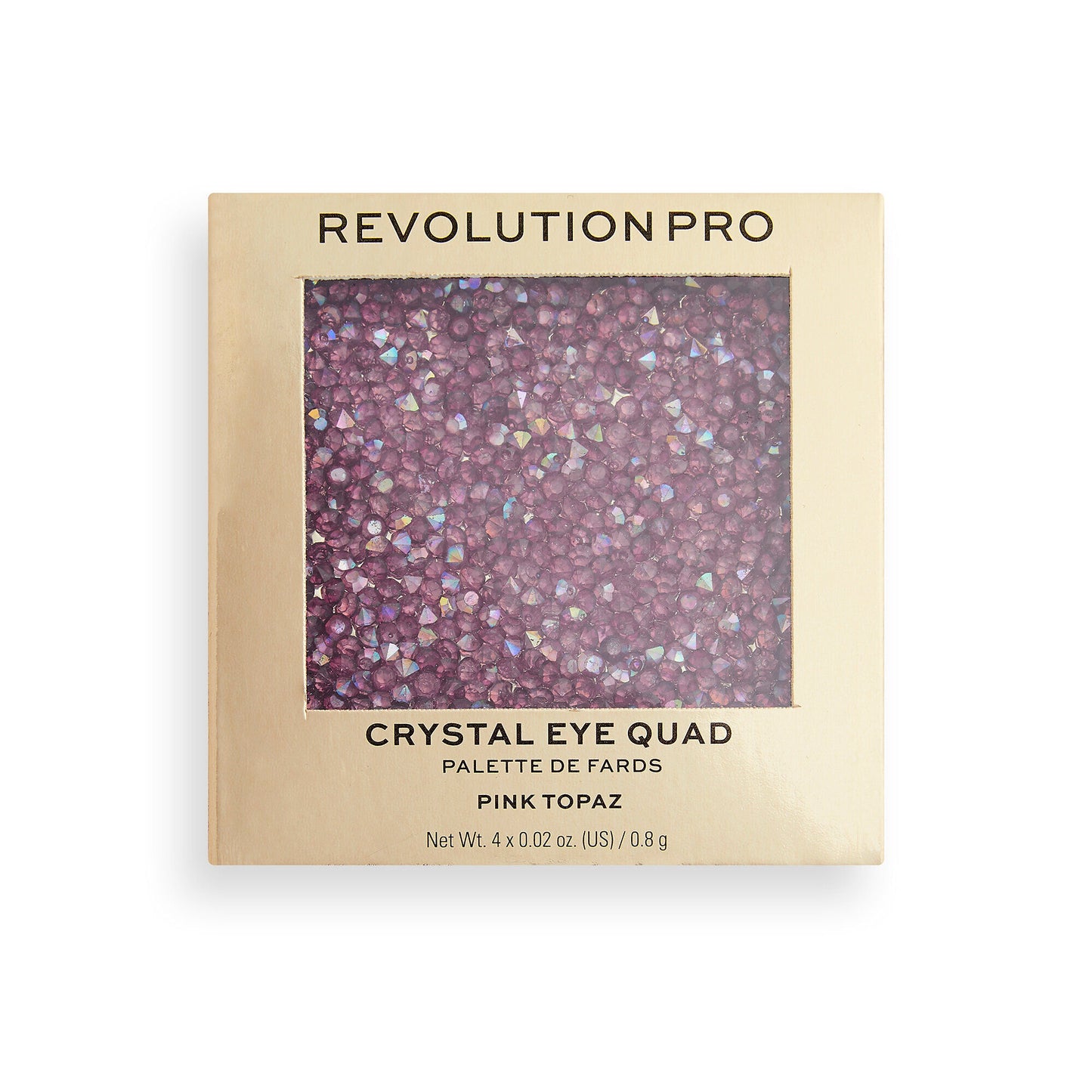 Revolution Pro Crystal Eye Quad Pink Topaz Eyeshadow Palette