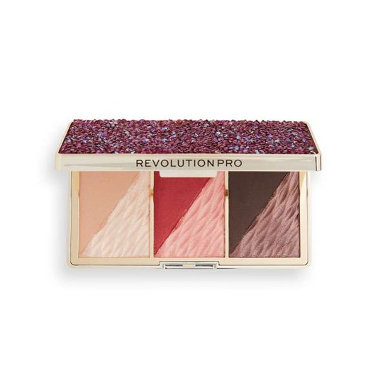 Revolution Pro Crystal Luxe Eyeshadow Palette Berry Flush