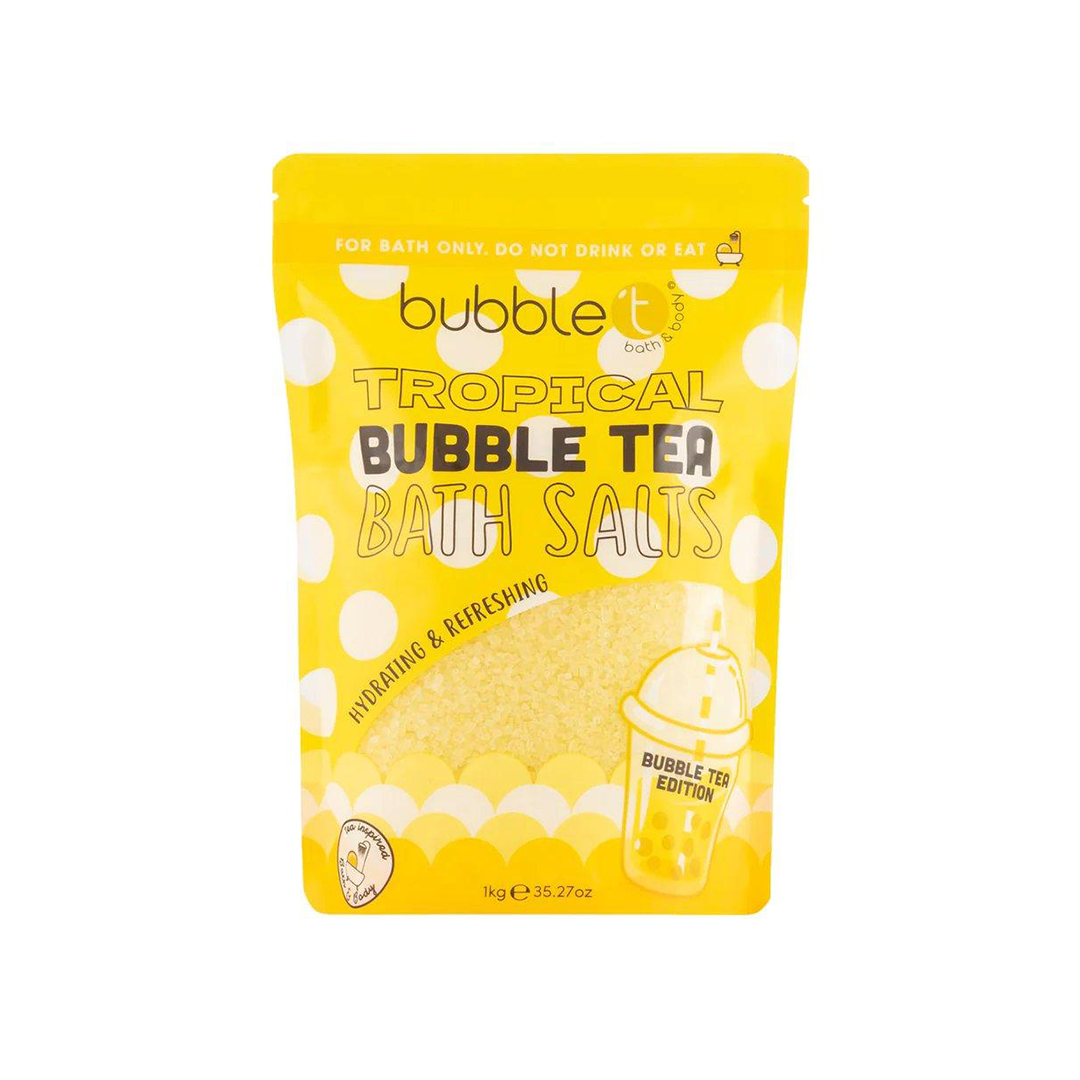 bubble t Bath Salts Hydrating & Refreshing Tropical 1kg