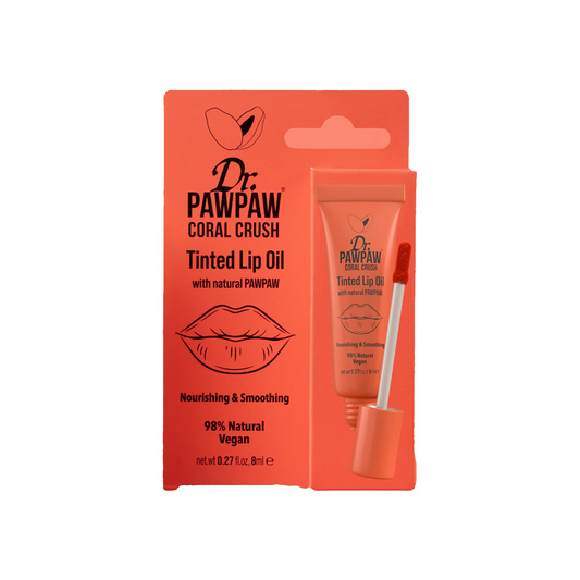 Dr Paw Paw Tinted Lip Oil Coral Crush 8ml