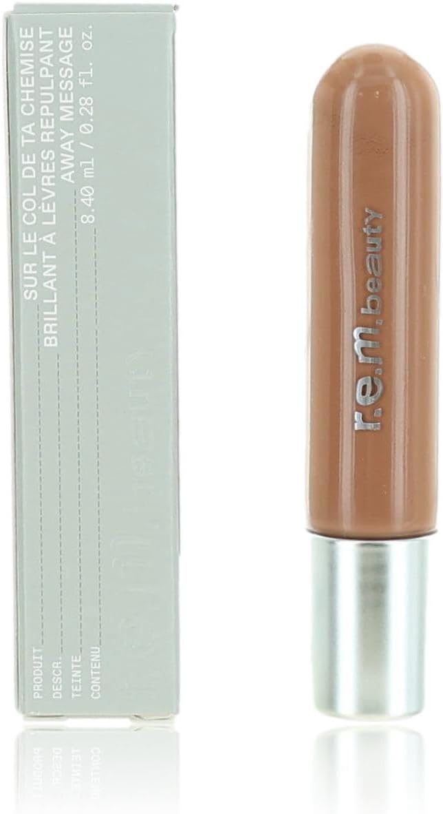 r.e.m beauty On Your Collar Plumping Lipgloss Away Message