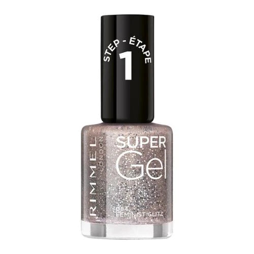 Rimmel Super Gel Nail Polish 084 Feminist Glitz