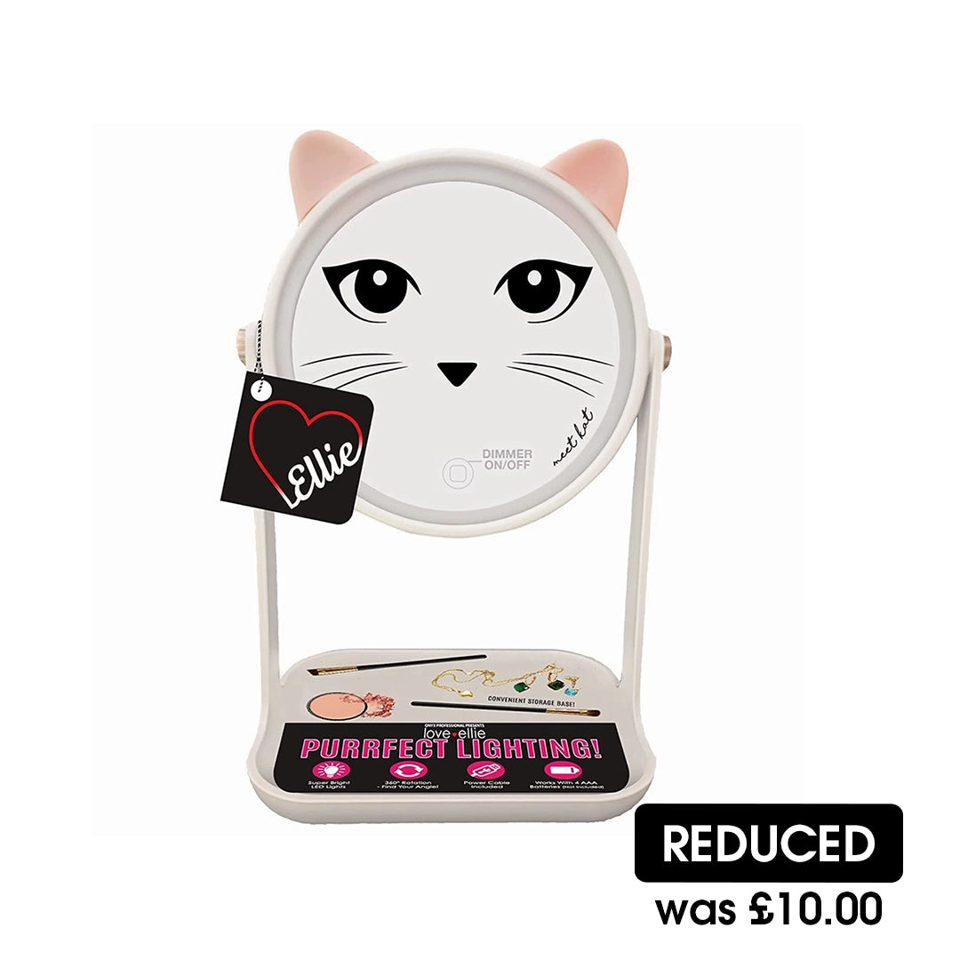 Onyx Professional Love Ellie Purrrfect Lighting Mirror