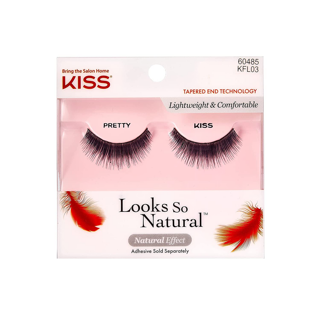 Kiss Looks So Natural False Eyelashes Pretty 60485