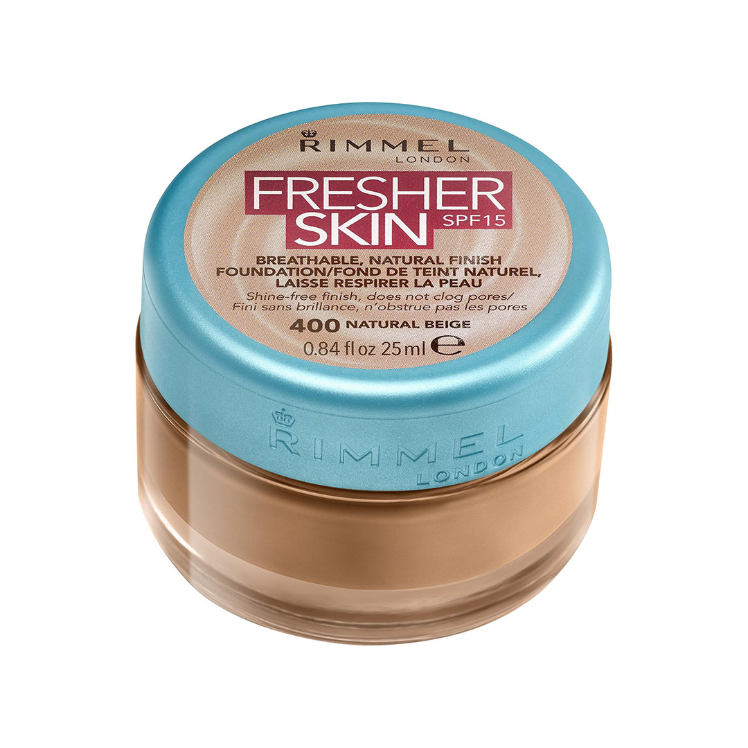 Rimmel Fresher Skin Foundation Natural Beige 400