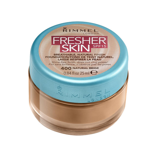 Rimmel Fresher Skin Foundation Natural Beige 400