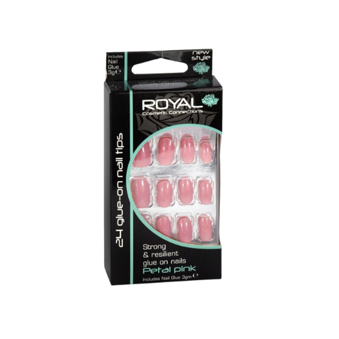 Royal 24 Petal Pink Nail Tips