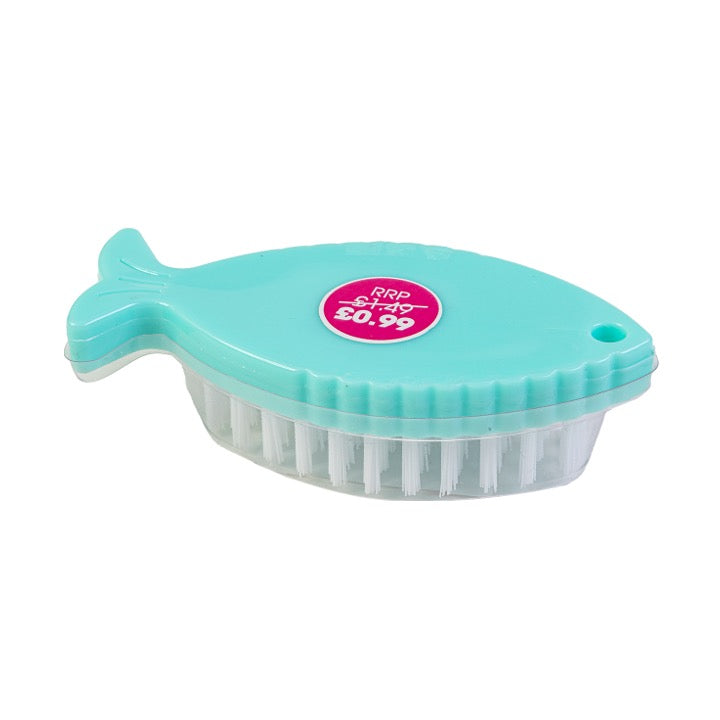 Beauty Outlet Fish Nail Brush Aqua BEAU435