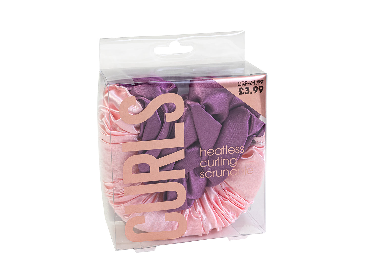 Beauty Outlet Pink Curling Scrunchie BEA453