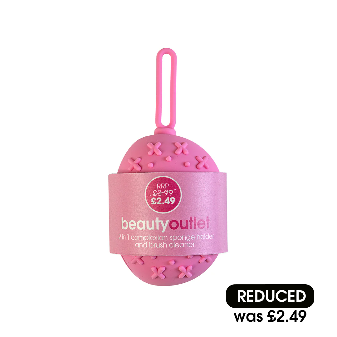 Beauty Outlet Silicone Sponge Holder Pink BEAU476