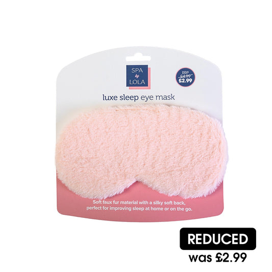 Spa By Lola Luxe Sleep Eye Mask Peach BEAU488