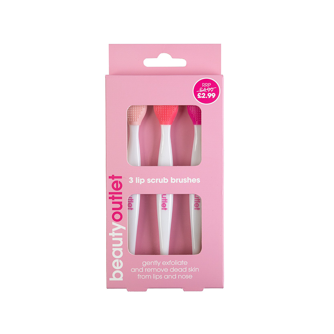 Beauty Outlet 3 Lip Scrub Brushes BEAU582