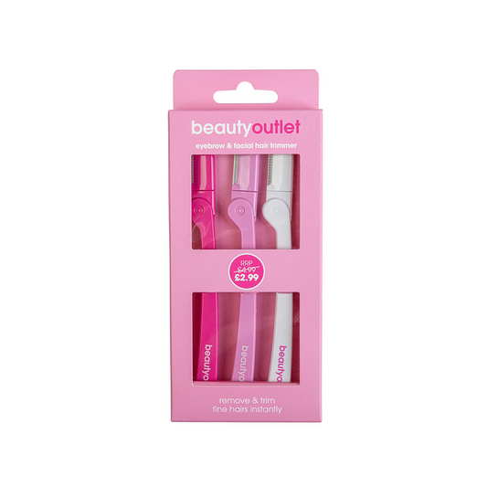 Beauty Outlet 3 Pack Eyebrow Razors BEAU596