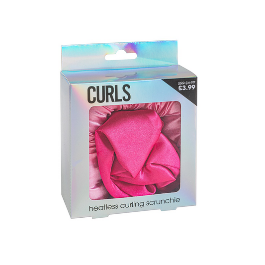Beauty Outlet Curls Curling Scrunchie Pink BEAU612