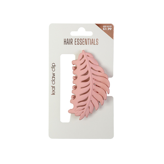 Beauty Outlet Claw Clip Leaf Pink BEAU616