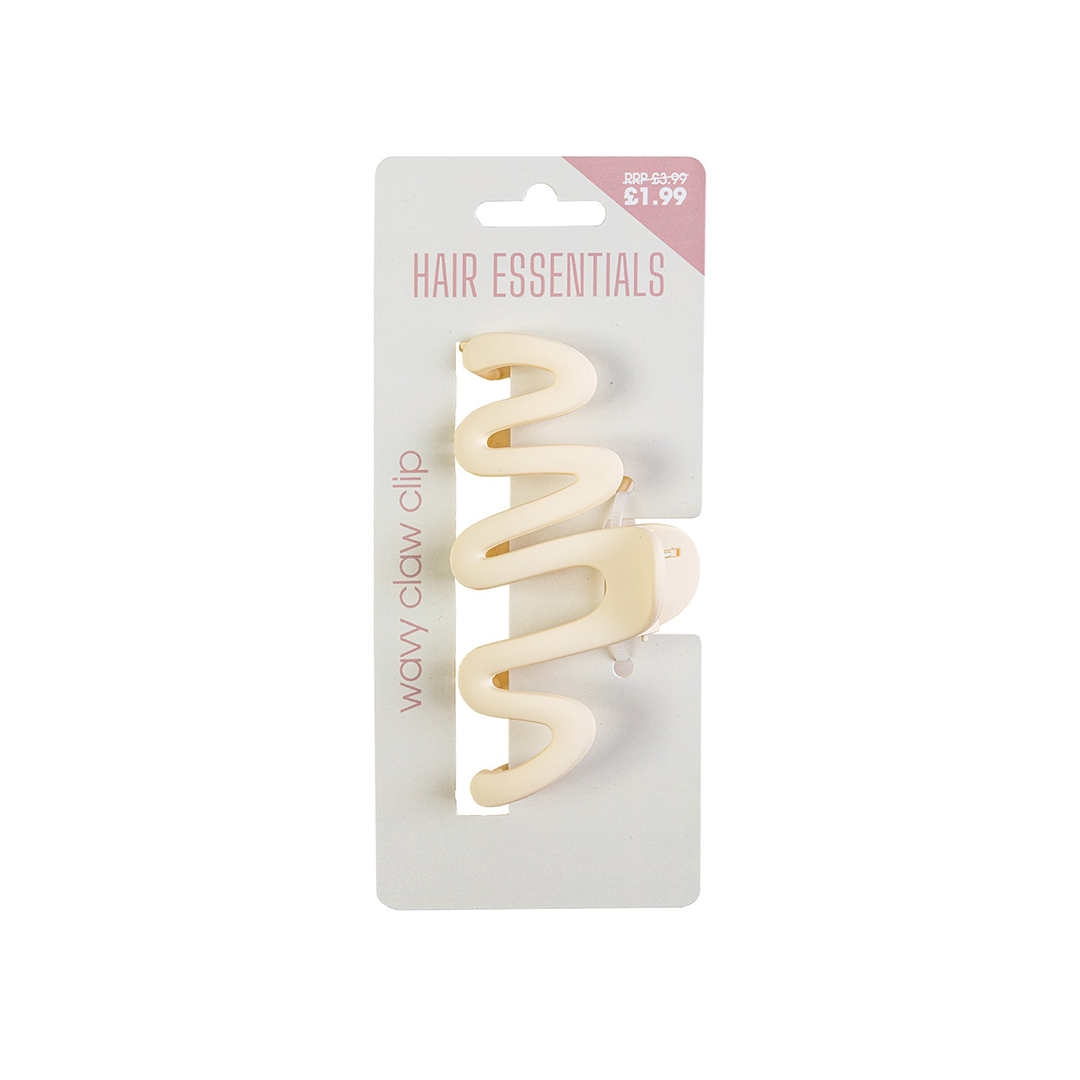 Beauty Outlet Claw Clip Wavy Beige BEAU618