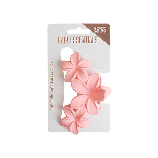 Beauty Outlet 3 Flower Claw Clip Pink BEAU622