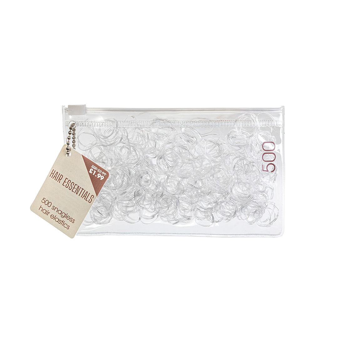 Beauty Outlet 500 Snag Free Bands Clear BEAU639