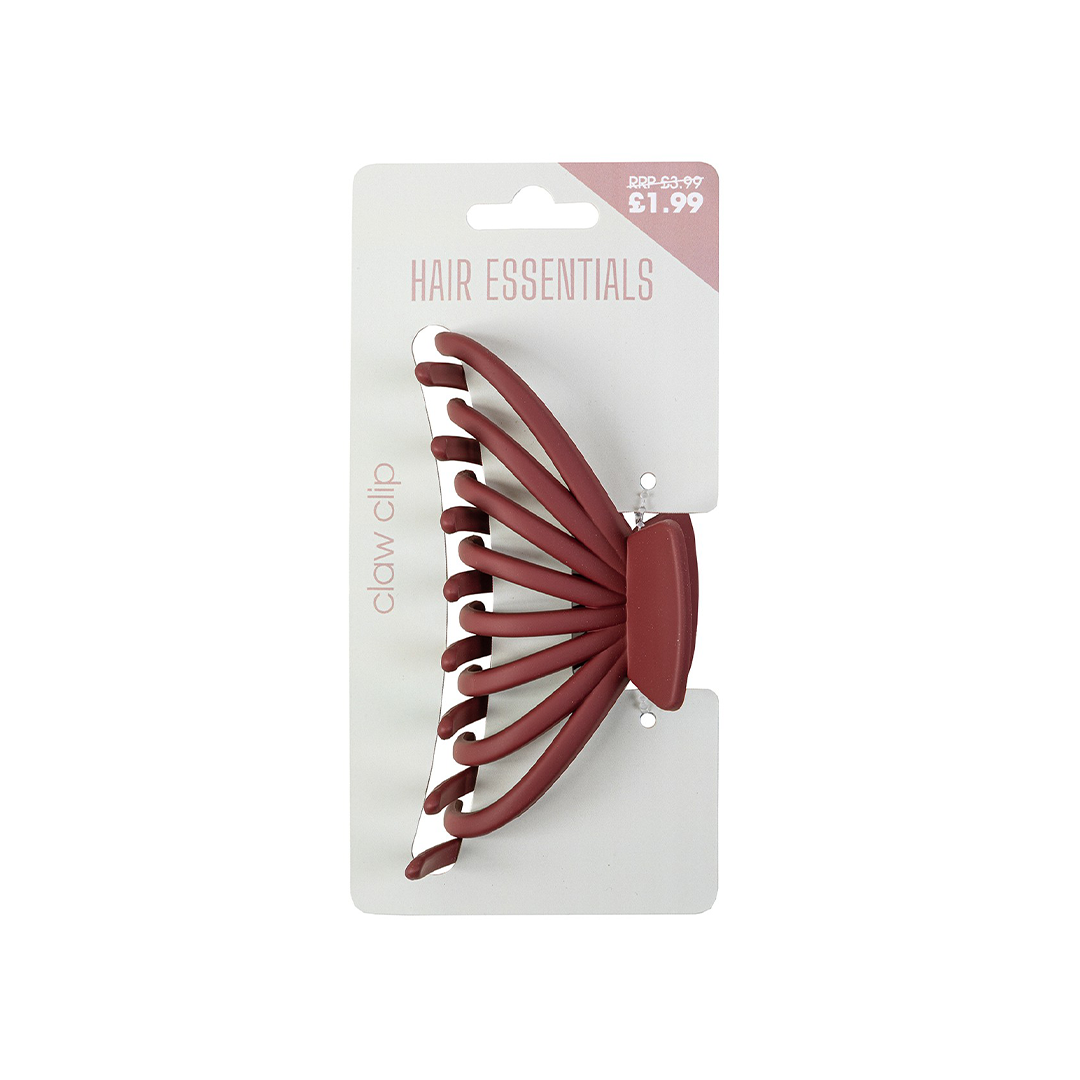 Beauty Outlet Claw Clip Rake Wine BEAU653