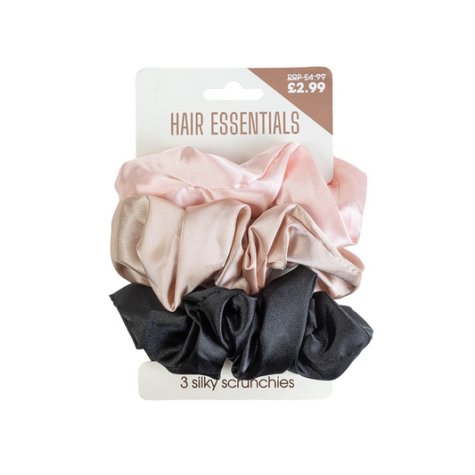 Beauty Outlet Silky Scrunchie 3 Pack BEAU668