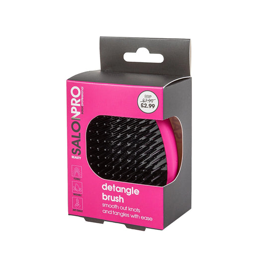 Beauty SalonPro Wet & Dry Detangle Brush Pink BEAU672