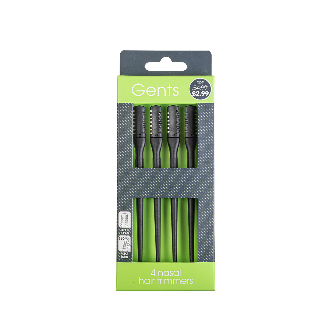 Beauty Outlet Gents 4 Nose Trimmers BEAU695