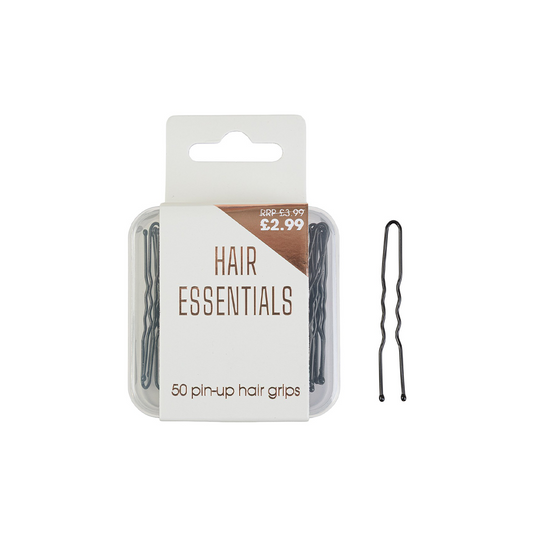 Beauty Outlet 50 Pin Up Grips Black BEAU699