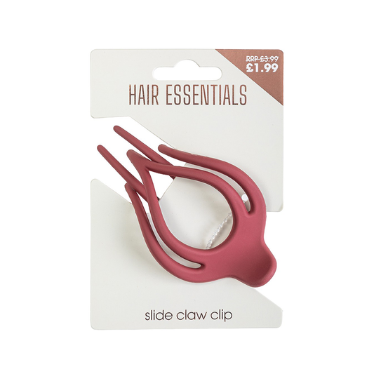 Beauty Outlet Slide Claw Clip Wine BEAU701