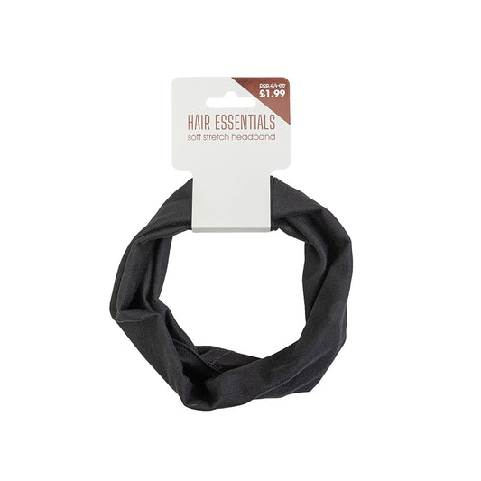 Beauty Outlet Black Basic Stretch Headband BEAU711