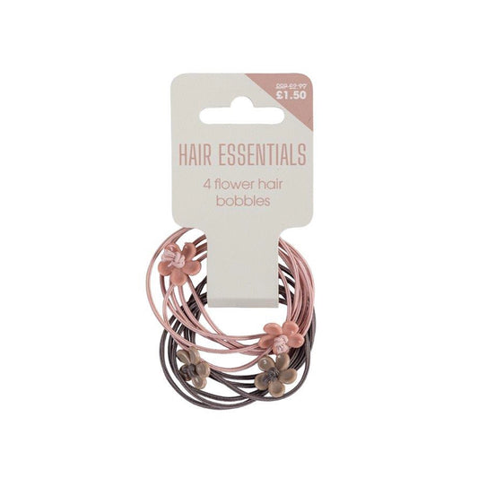Beauty Outlet 4 Flower Hair Bobbles BEAU740