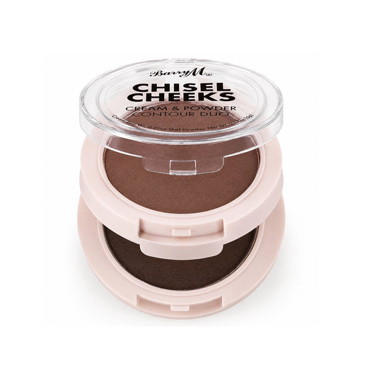 Barry M Chisel Cheeks Cream & Powder Contour Duo Deep