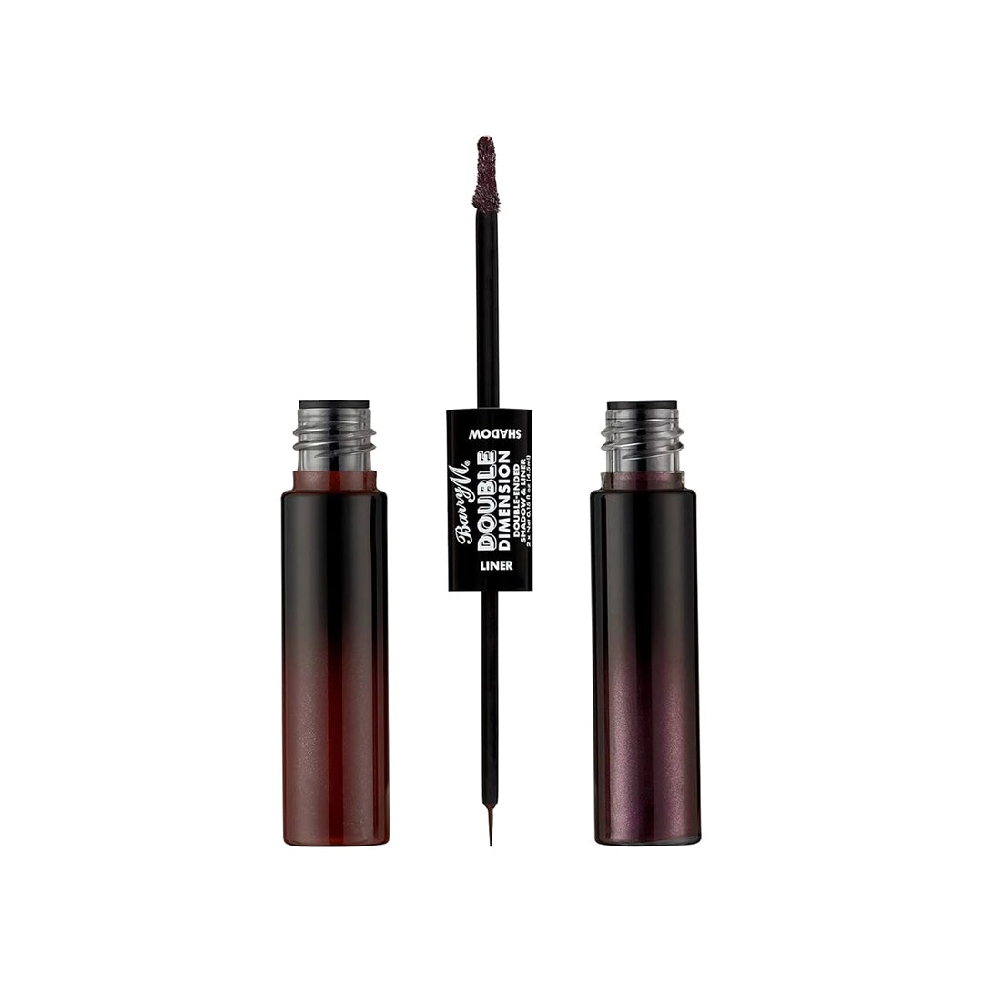 Barry M Double Dimension Eyeshadow & Liner Duo Purple Parallel