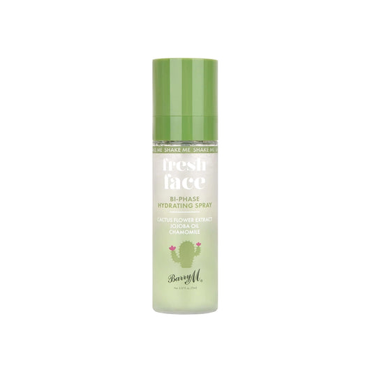 Barry M Fresh Face Bi Phase Hydrating Spray W Cactus Flower Extract, Jojoba Oil & Chamomile 70ml