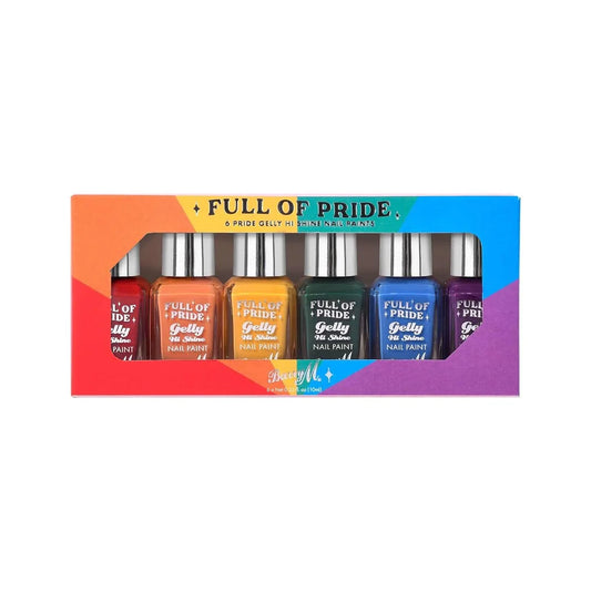 Barry M Full Of Pride 6 Pride Gelly Hi Shine Nail Paints