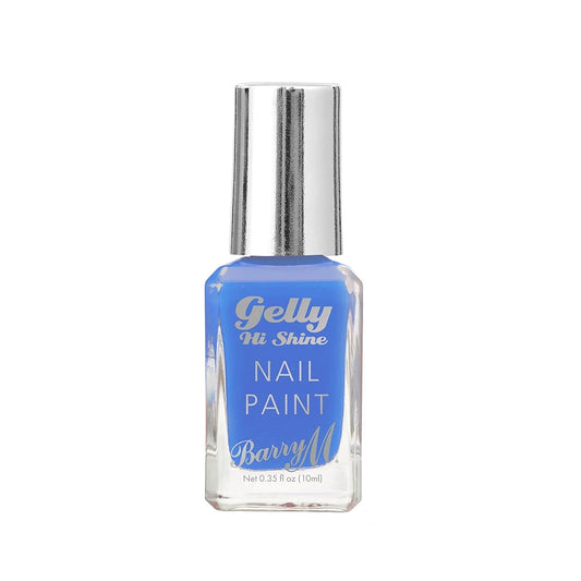 Barry M Gelly Hi Shine Full Of Pride Nail Paint Blue Margarita