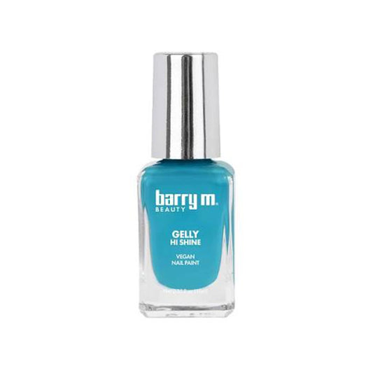 Barry M Gelly Hi Shine Nail Paint Blue Hawaiiwan