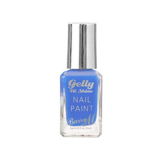 Barry M Gelly Hi Shine Nail Paint Blue Margarita