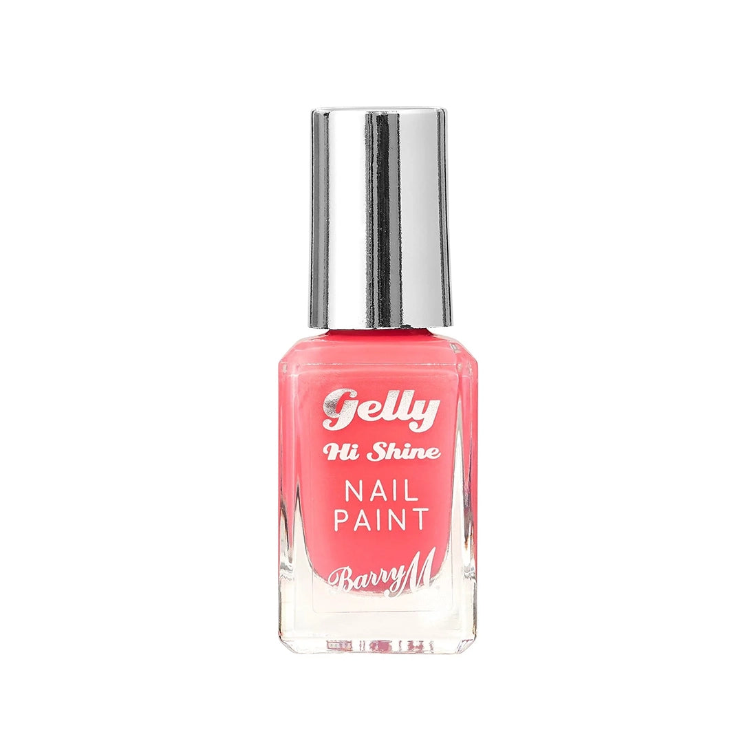 Barry M Gelly Hi Shine Nail Paint Pink Grapefruit