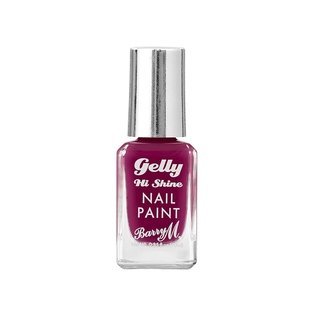 Barry M Gelly Hi Shine Nail Paint Plum Jam