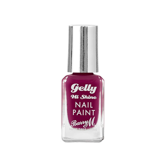 Barry M Gelly Hi Shine Nail Paint Plum Jam
