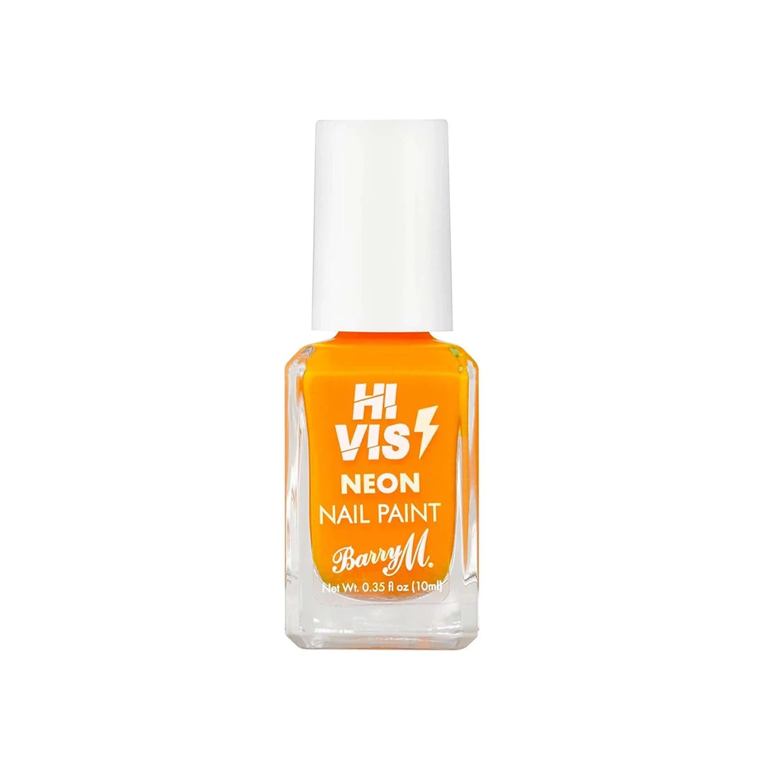 Barry M Hi Vis Nail Paint Amber Warning