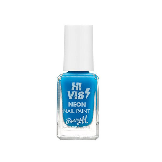 Barry M Hi Vis Nail Paint Blue Shock
