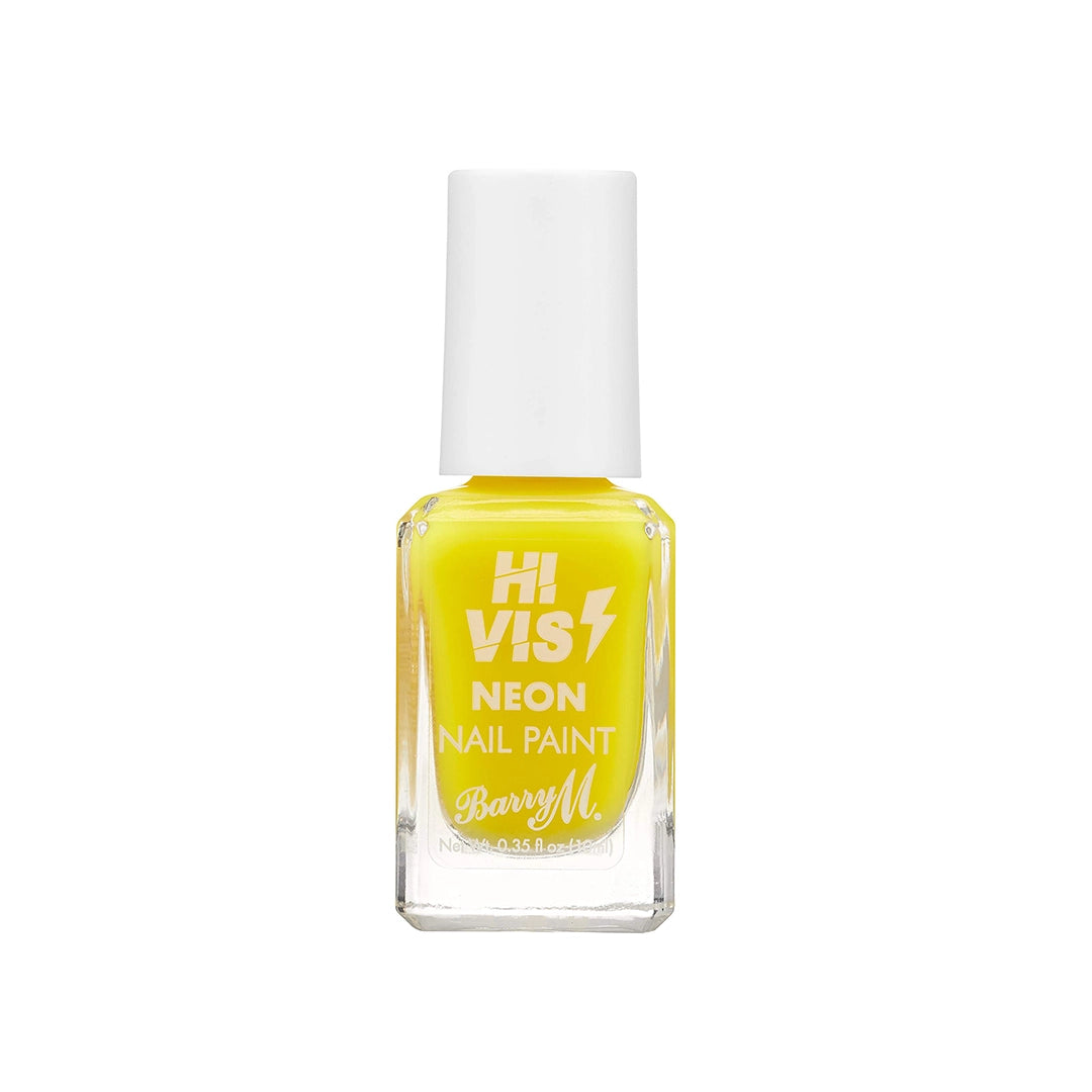 Barry M Hi Vis Nail Paint Yellow Flash