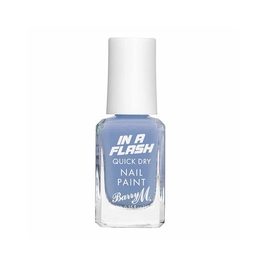 Barry M In A Flash Quick Dry Nail Paint Brisk Blue