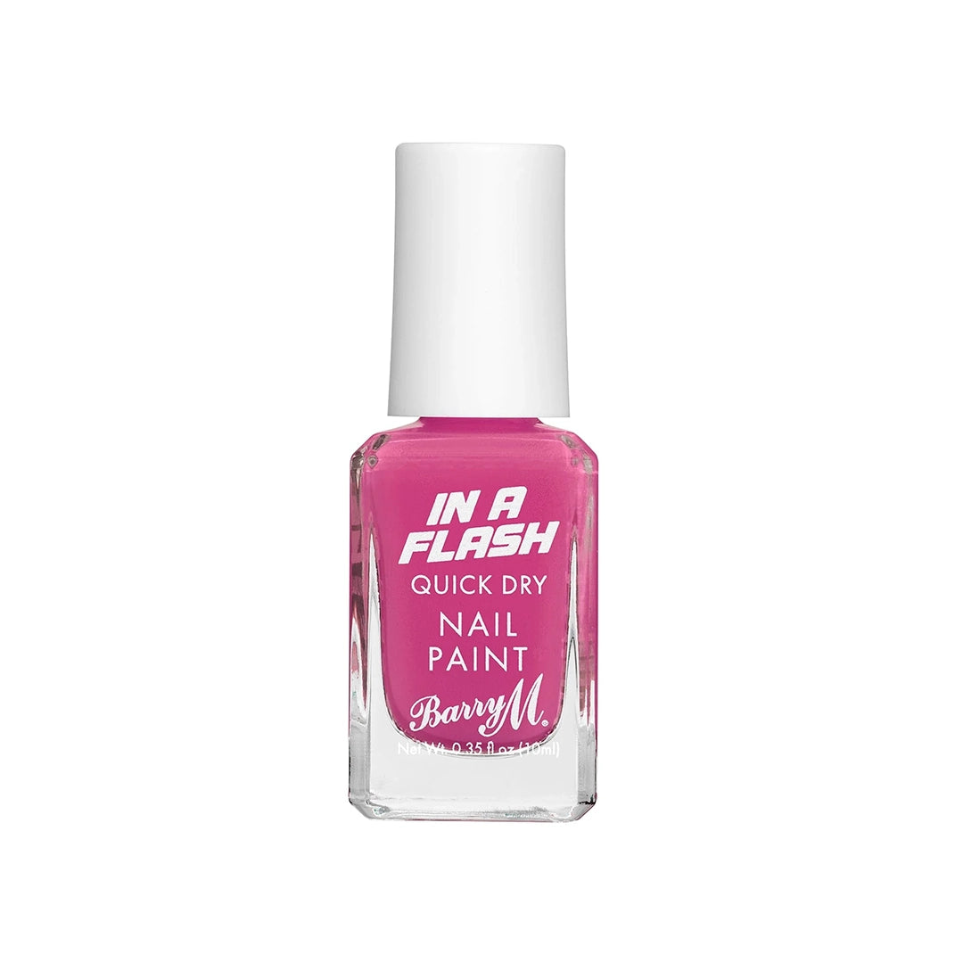 Barry M In A Flash Quick Dry Nail Paint Pink Burst