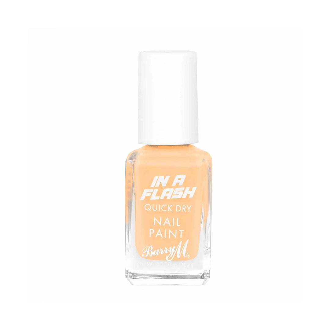 Barry M In A Flash Quick Dry Nail Paint Punchy Peach