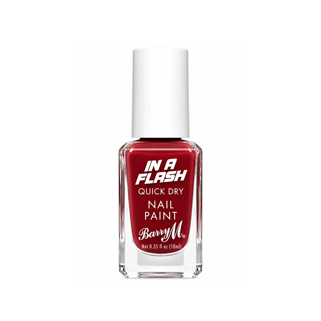 Barry M In A Flash Quick Dry Nail Paint Red Race