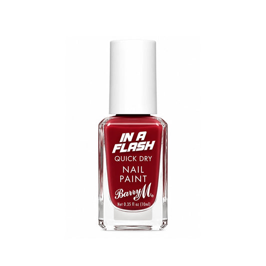 Barry M In A Flash Quick Dry Nail Paint Red Race
